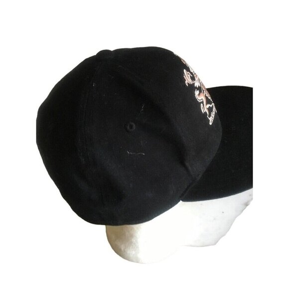 Seagram's Gin Crest Black Hat Fitted Stretch One Size Baseball - Picture 4 of 6